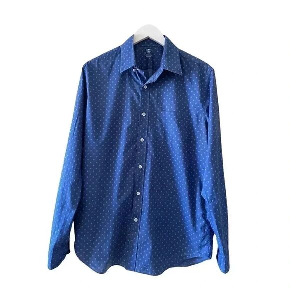 J Crew Lightweight  Cotton Long Sleeves Button Down Mens Shirt SZ M - Picture 1 of 2
